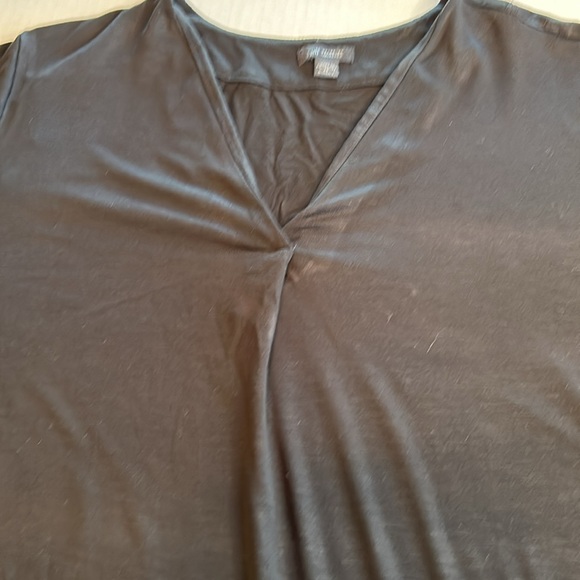 3/$25 J Jill Wearever Collection V Neck 3/4 Sleeve Black Casual Top. Size 2X - Picture 3 of 12
